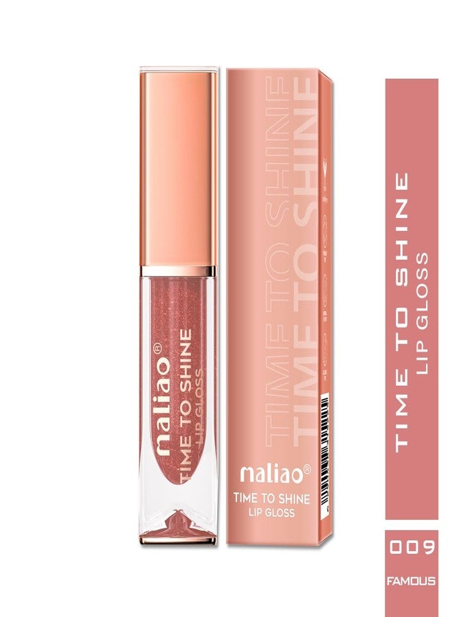 Maliao Time to Shine Lip Gloss | High Shine Finish | Non-Sticky & Lightweight Formula | Long Lasting Glossy Lips | Smooth Application | Famous, 6.5ml - Image 3