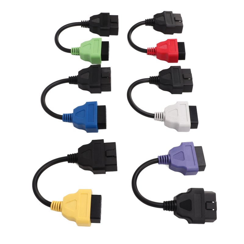 6 Pcs For MultiECUScan Adapter Cable OBD2 Diagnostic ECU Scan Tool Cable Replacement for Fiat - Image 1