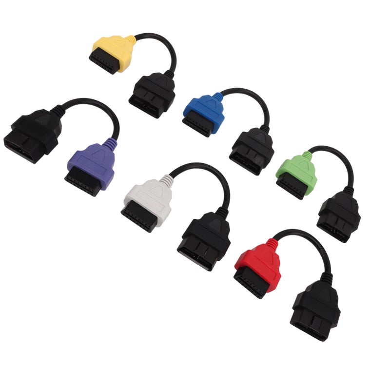 6 Pcs For MultiECUScan Adapter Cable OBD2 Diagnostic ECU Scan Tool Cable Replacement for Fiat - Image 5