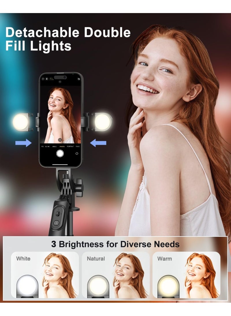 Phone Tripod with Fill Light and Rechargeable Remote – Aluminum Selfie Stick & Phone Stand Compatible with Smartphones, Cameras, Ring Lights, DJI, GoPro - Image 4