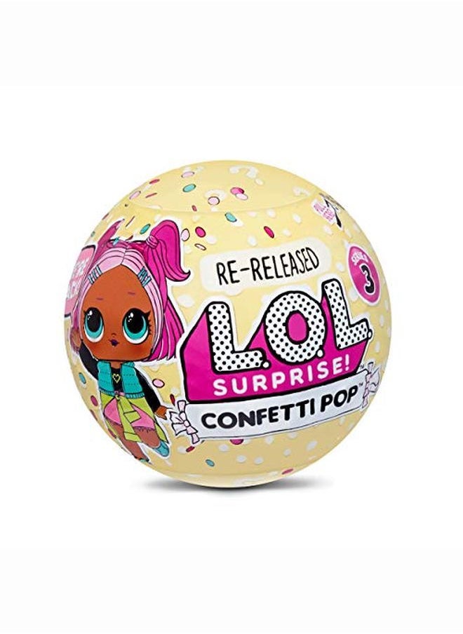 L.O.L. SURPRISE! - Confetti 3 Pack Waves 3 Rereleased Dolls Each With 9 Surprises - Image 1