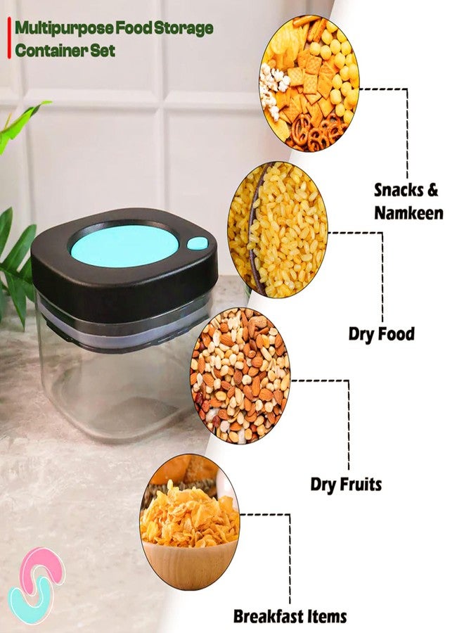 SUPERMOM Kitchen Storage Box 2 Pcs – Airtight Container – Durable, Leak-Proof & BPA-Free Food Storage Jars for Cereals, Snacks & Dry Goods, Space-Saving & Easy-to-Use Kitchen Organizers (500 ml each) - Image 5