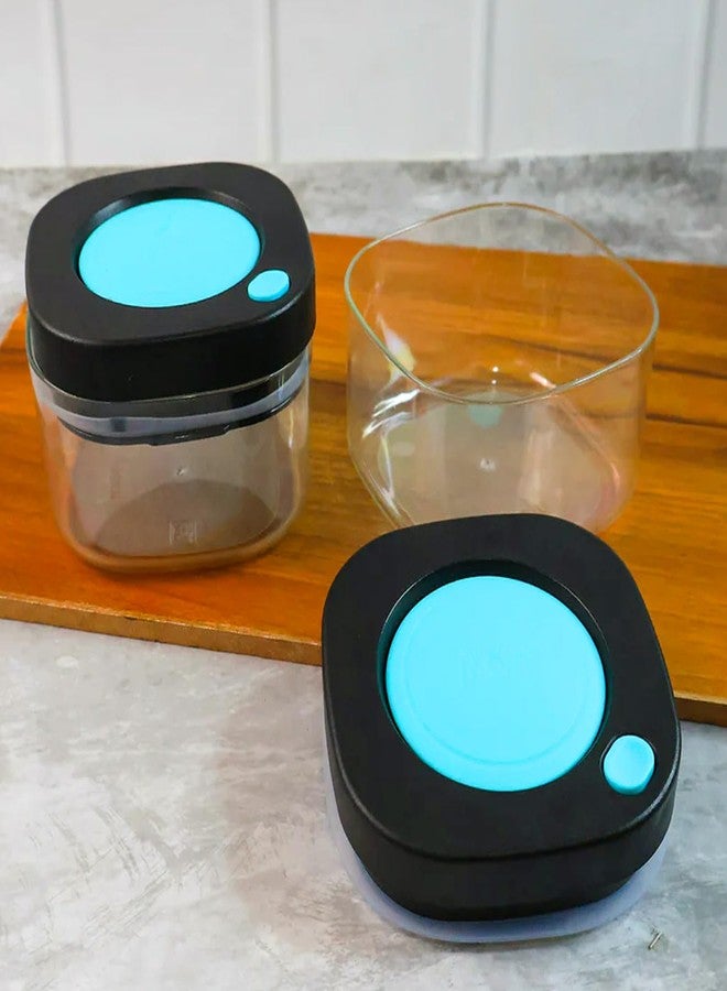 SUPERMOM Kitchen Storage Box 2 Pcs – Airtight Container – Durable, Leak-Proof & BPA-Free Food Storage Jars for Cereals, Snacks & Dry Goods, Space-Saving & Easy-to-Use Kitchen Organizers (500 ml each) - Image 2