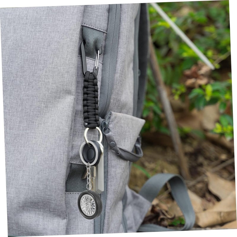 OUNONA 2pcs Cool Automotive Key Pendant Tire Keychain for Men Car Keyring Accessories Keychains Car Wheel Design - Image 4