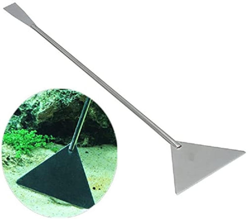 VAYINATO PetzLifeworld Planted Aquarium Aquascaping Stainless Steel Tools 27CM (Sand Flatners Scaptula) - Image 1