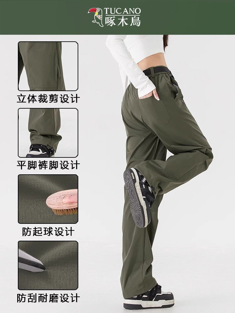Woodpecker American-Style High Street Cockwork Pants For Women 2025 Functional Sports Casual Paratrooper Pants For Men - Image 4