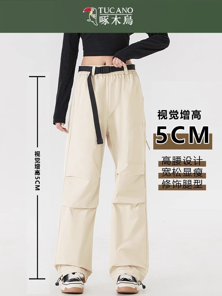 Woodpecker American-Style High Street Cockwork Pants For Women 2025 Functional Sports Casual Paratrooper Pants For Men - Image 5