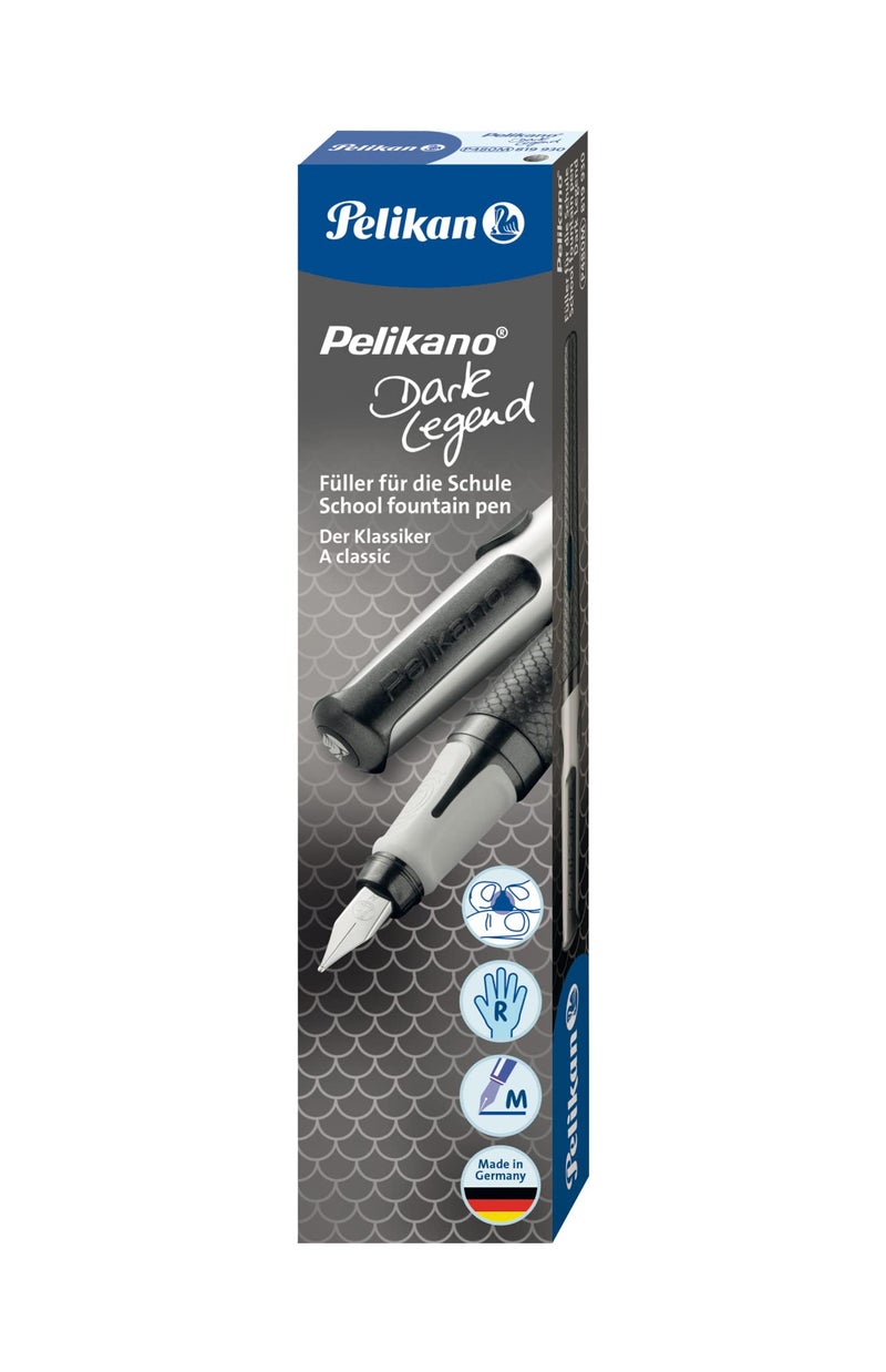 Pelikan Pelikano Colour Editions Fountain Pen in Blister Card, M-Nib-Dark Legend - Image 4