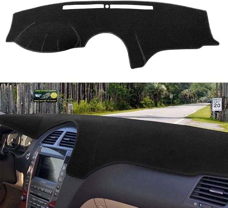 Fcovergurus Dash Cover Mat Custom Fit for Lexus ES350 2007-2012, Dashboard Cover Pad Carpet Protector (Black) F117 - Image 1