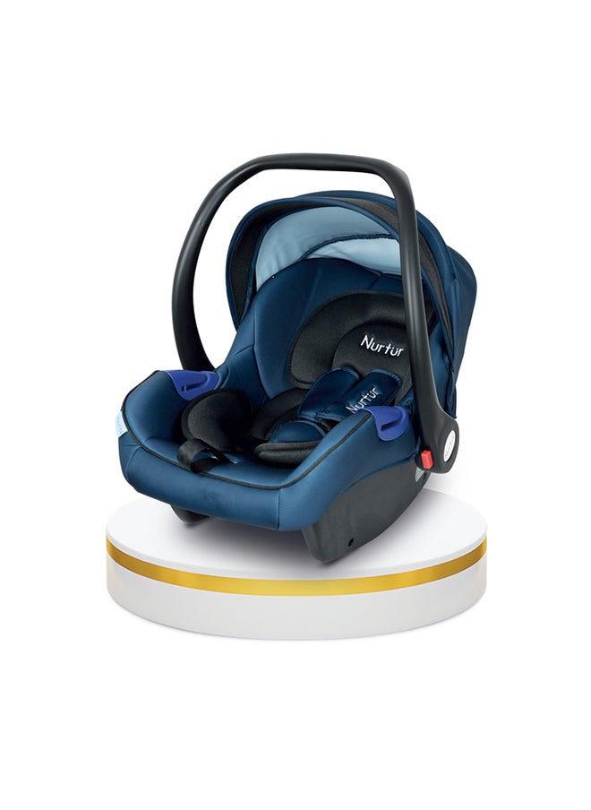 Nurtur Nemo Baby Carrier Adjustable Canopy and Handle Extra Protection 3 Point Safety Harness Suitable from 0 months to 12 months Upto 13kg Blue Official Product  - Image 1