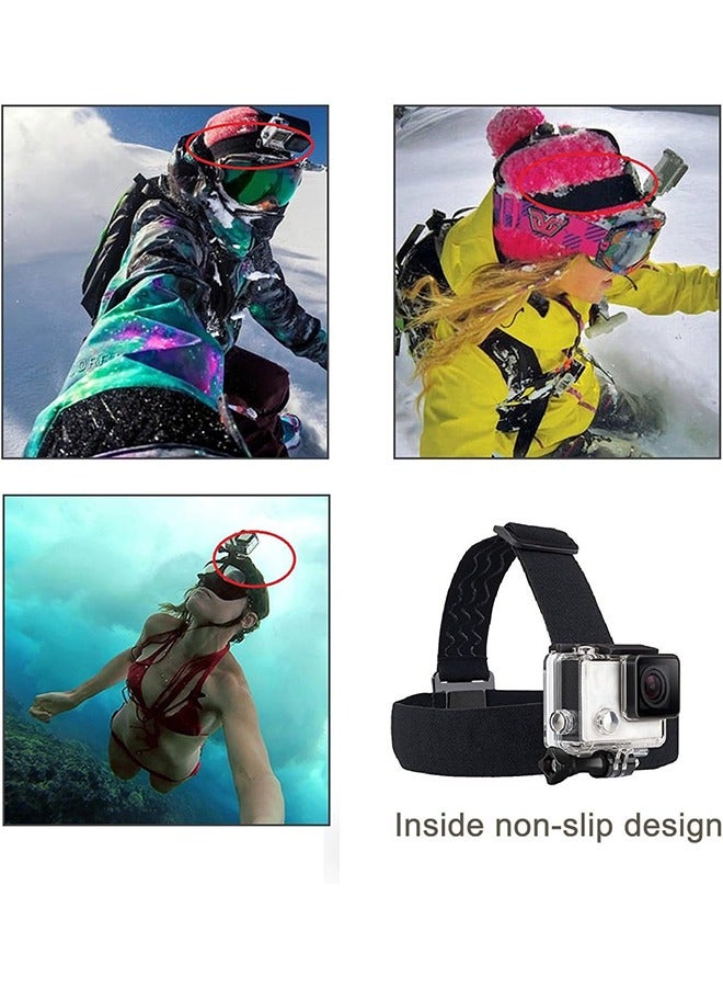 HY Head Strap Mount For SJCAM EKEN GoPro Hero 7 6 5 4 Xiaomi Yi 4K Sony Action Cam Accessories Harness Belt For Mobile Phone Holder  - Image 4