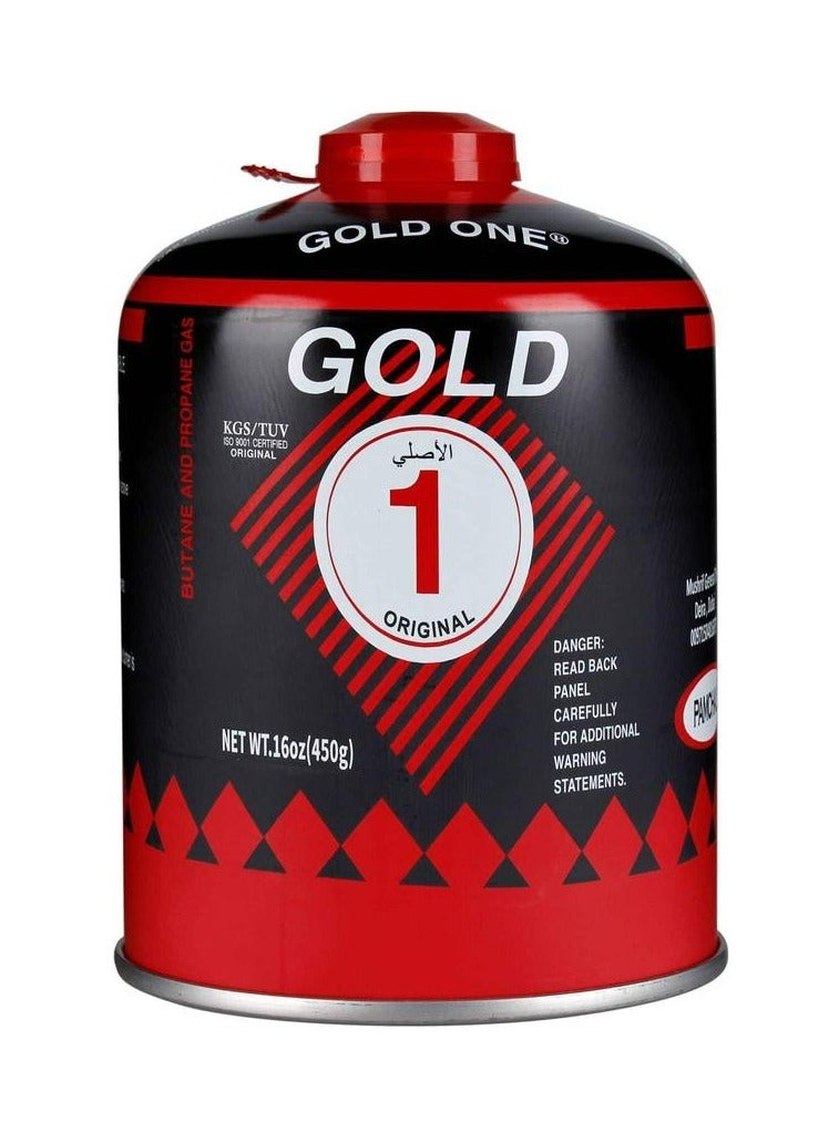 Gold Butane Gas Cartridge – 450g - Image 1