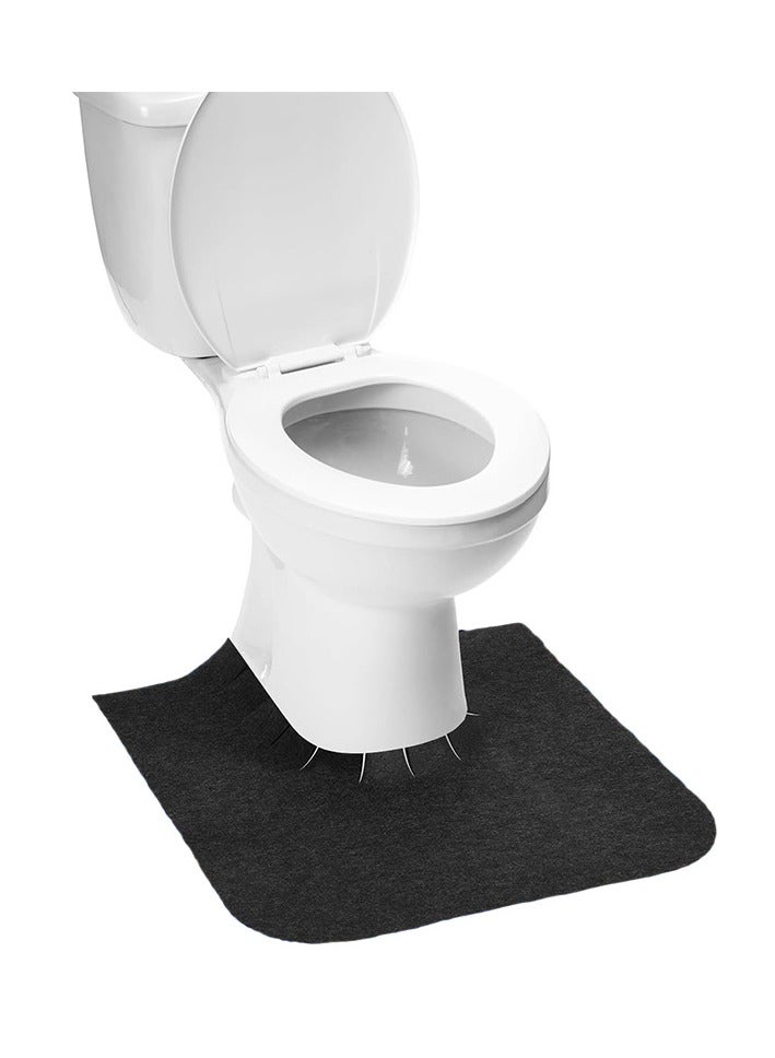 U-Shaped Washable Toilet Training Mat – Reusable Bathroom Rug, Toilet Floor Liner, Suitable for Child and Adult Toilet Training - Image 1