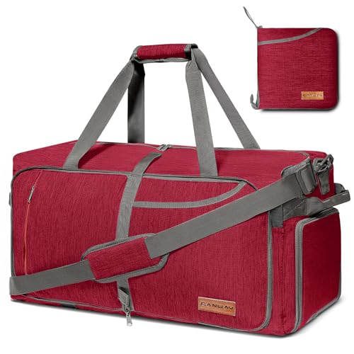 Canway 115L Travel Duffel Bag, Foldable Weekender Bag with Shoes Compartment for Men Women Water-proof & Tear Resistant - Image 1