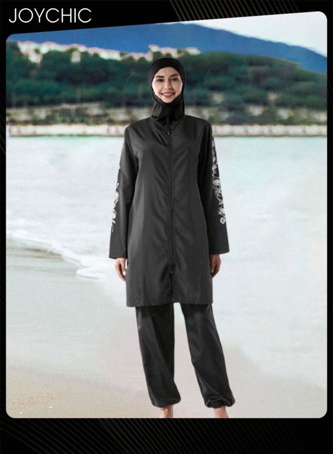 Joychic مجموعة ملابس السباحة الإسلامية للنساء - Image 4