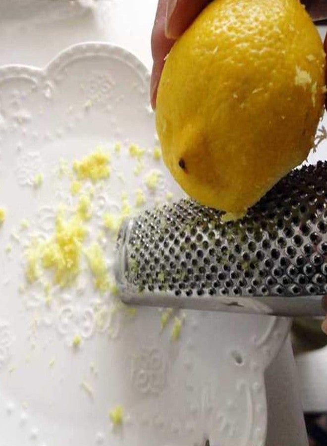 Saycker Nutmeg Grater, Stainless Steel Ginger Garlic Hand Held Nutmeg Grinder with Container Planer Lemon Zester Tool for Kitchen Cheese Citrus Fruits Garlic Nut - Image 3