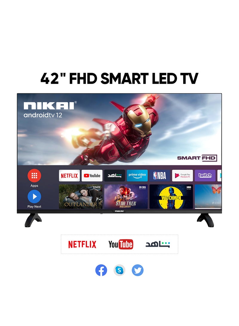 NIKAI Bundle 300L Double Door Refrigerator (NRF310FSS) + 7kg FL Fully Automatic Washing Machine (NWM701FN9) +  42 Inch Smart TV (NTV4300SLED) 300 L 113 W NRF310FSS+NWM+NTV Silver - Image 4