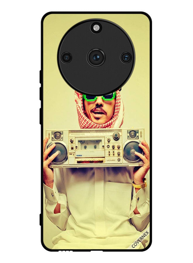 Covernex Protective Case Cover For Realme 11 Pro Holding Vintage Music Device - Image 1