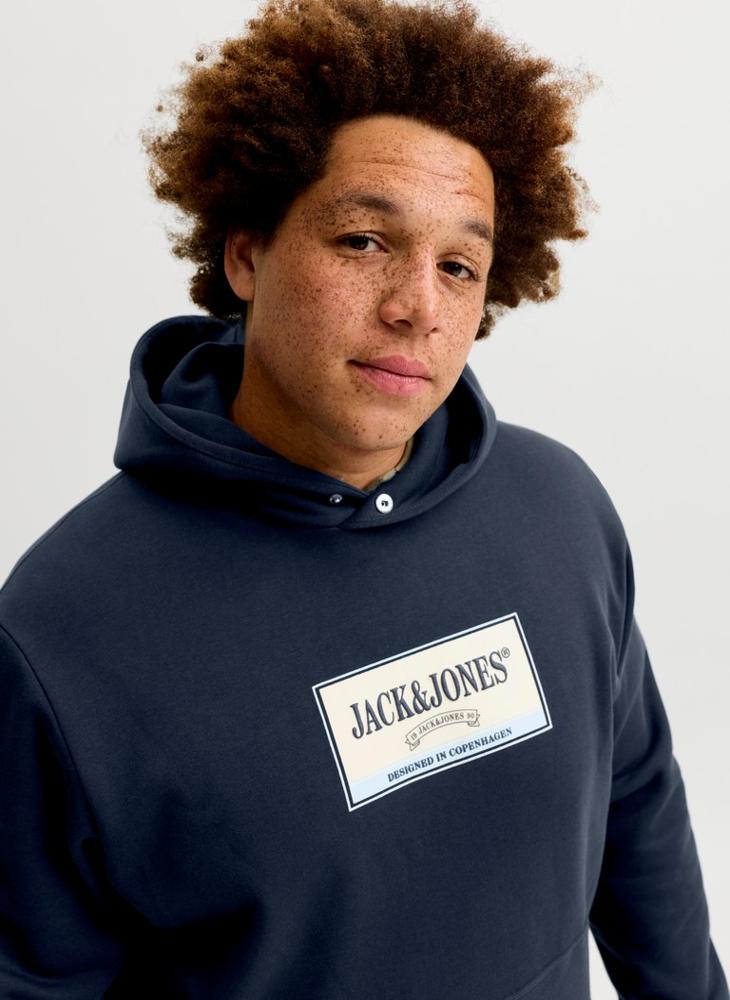JACK & JONES Plus Size Graphic Pullover Sweatshirt - Image 3