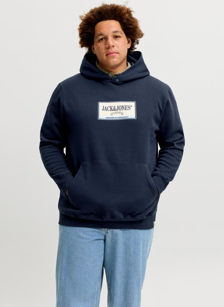 JACK & JONES Plus Size Graphic Pullover Sweatshirt - Image 1