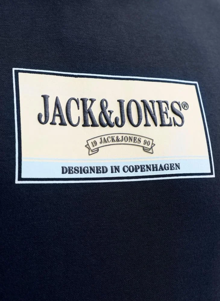 JACK & JONES Sky Captain Plus Size Graphic Pullover Sweatshirt for Men | Best Price UAE