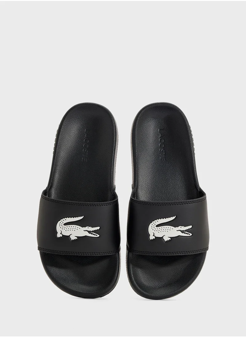 LACOSTE Slides Serve Slide 0.0 Single Strap Flip Flops
