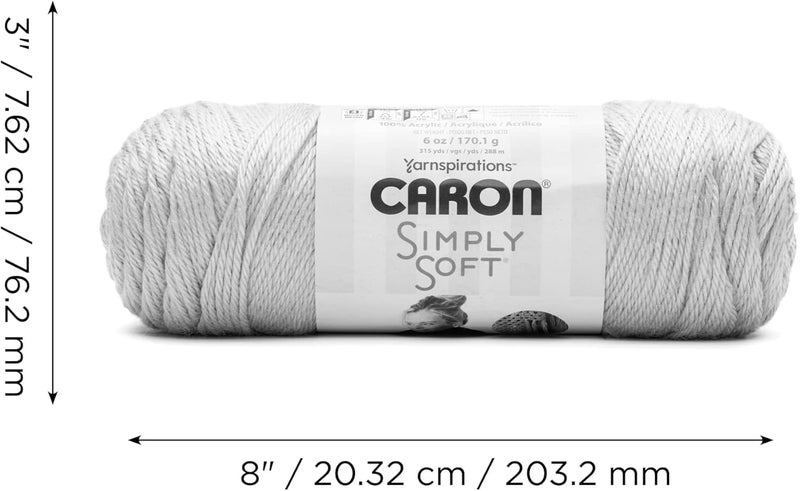 Caron Simply Soft Collection Yarn - 6oz, Medium Worsted, 100% Acrylic in Strawberry - Image 4