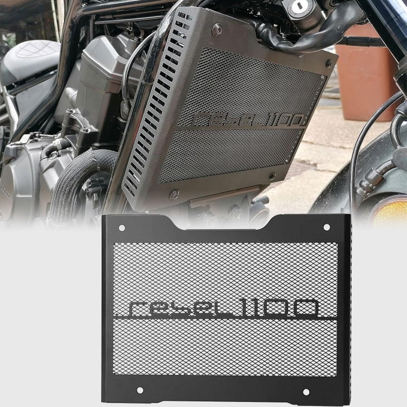 WOOGA Motorcycle Radiator Grille Guard Protector Grill Protective Cover Radiator Oil Cooler Guards replacement for HONDA Rebel 1100 CMX1100 CMX 1100 Accessories 2021 2022 2023 2024