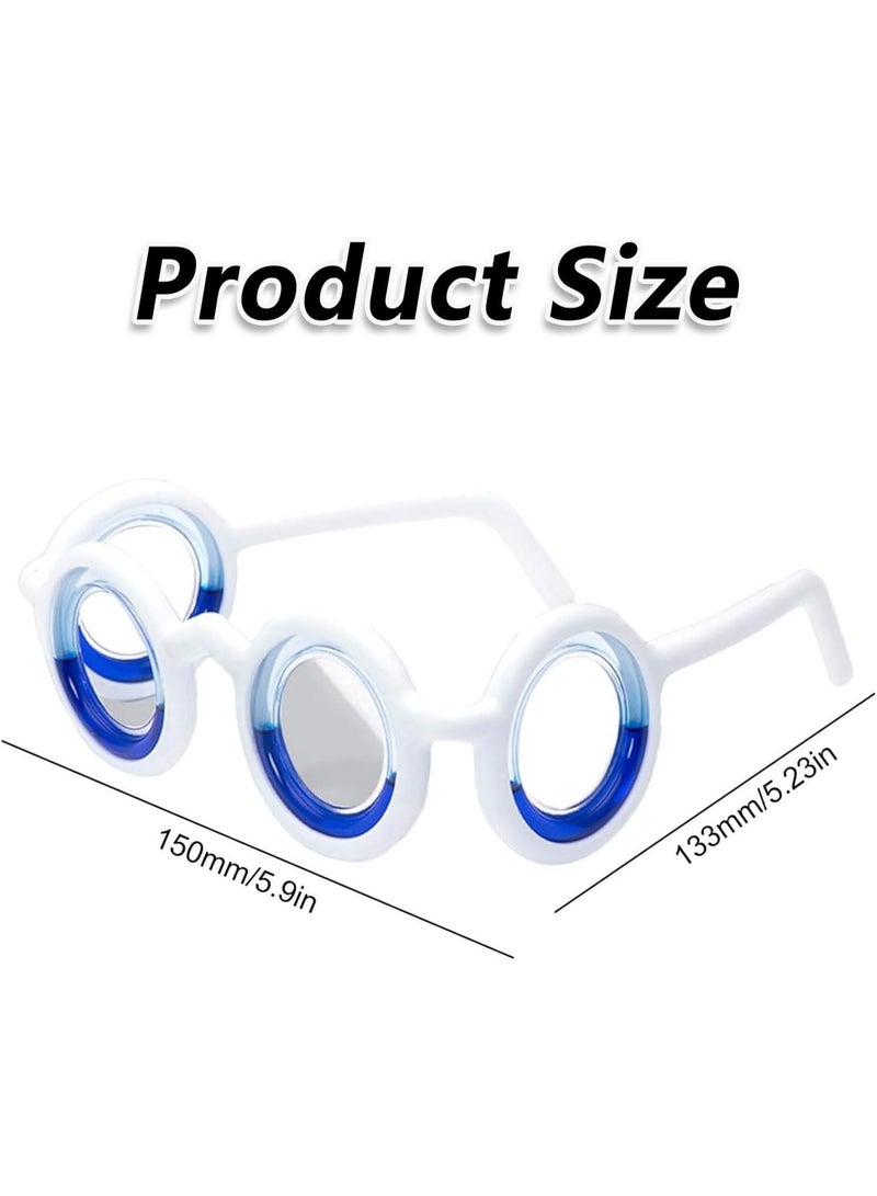 Motion Sickness Glasses, Ultra-Light Anti Nausea Vertigo Glasses, Unisex Relieve Carsickness Airsickness Seasickness Glasses for Adults Children - Image 2