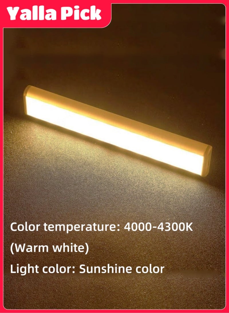 يلا بيك شريط إضاءة مزود بحساس حركة، إضاءة ليلية LED لاسلكية، يمكن لصقه في أي مكان، يعمل بالبطارية، للخزانة، وخزانة الملابس، وإضاءة الغرفة - Image 5