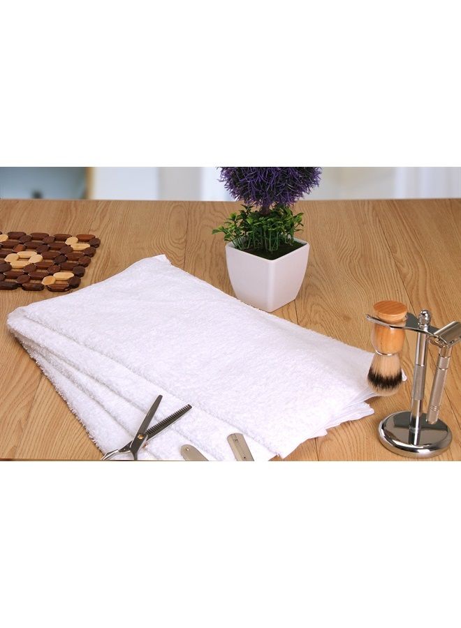 Utopia Towels White Salon Towels, Pack of 24 (Not Bleach Proof, 16 x 27 Inches) Highly Absorbent Towels for Hand, Gym, Beauty, Spa, and Home Hair Care - Image 3