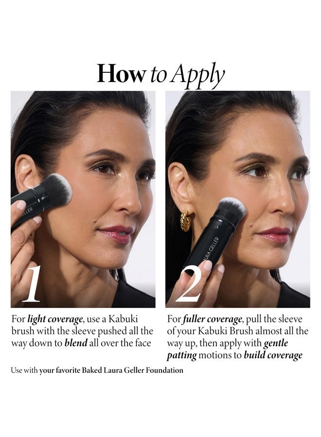 لوار جيلر نيويورك لورا جيلر نيويورك - بودرة أساس لتصحيح اللون حاصلة على جوائز - لون رملي - تغطية خفيفة إلى متوسطة قابلة للبناء - لمسة نهائية طبيعية شبه مطفية - Image 4