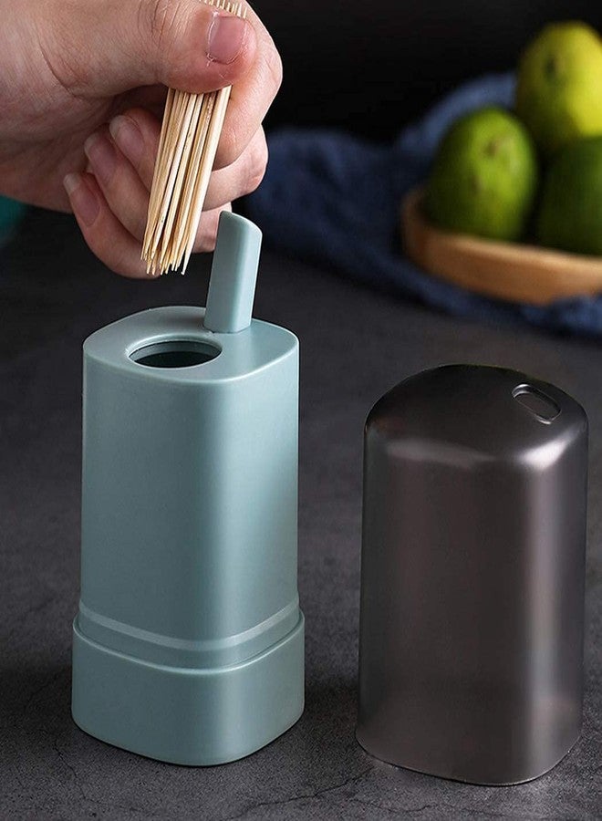 HMV MALL Automatic Toothpick Dispenser | Pop-Up Toothpick Holder | Household Toothpick Dispenser | Toothpick Storage Box | Toothpick Container (Pack of 1,Multicolor) - Image 3