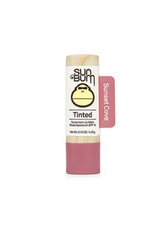 Sun Bum Sunset Cove: Sun Bum Tinted Lip Balm, Sunset Cove, Spf 15, Uva/Uvb Broad Spectrum Protection, Hypoallergenic, Paraben Free, 1 Count  - Image 1