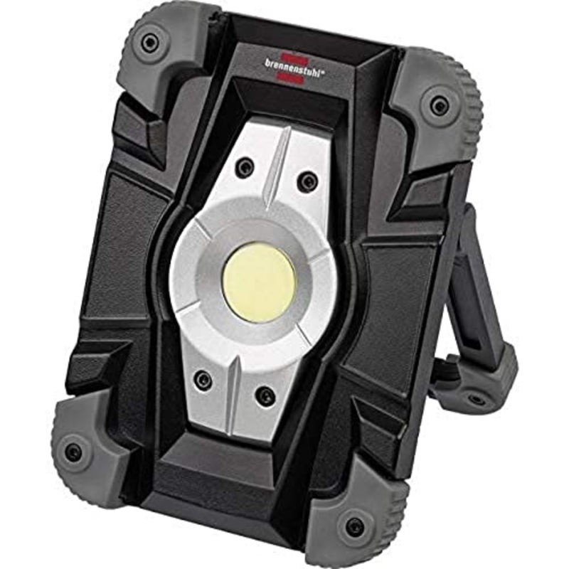 1173080 10W IP54 USB كشاف LED معدني قابل لإعادة الشحن، أسود - Image 1