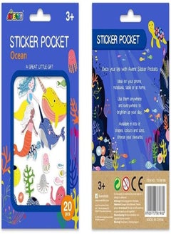Avenir Avenir 72p-DP197101 Ocean Stickers Pocket - 20 Pieces 