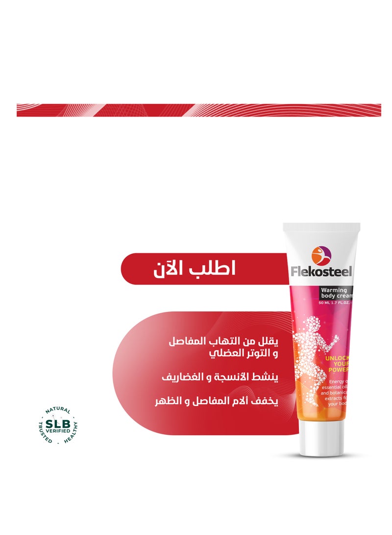 Flekosteel Flekosteel Balm for arthritis and back and neck pain relief (50) ml  - Image 4