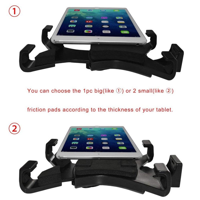 توجس Universal Tablet Tripod Mount Holder for Apple iPad, Samsung Galaxy Tab, Google Nexus, iPhone - Black - Image 4