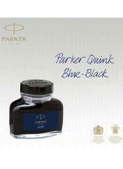 PARKER 1-Piece Quink Fountain Pen Ink Refill Bottle 57ml Content Blue-Black  - Image 2