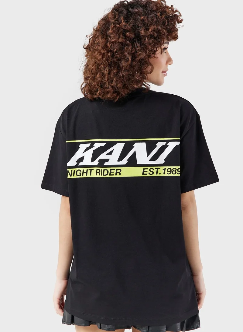 Karl Kani Small Signature Nightrider T-Shirt