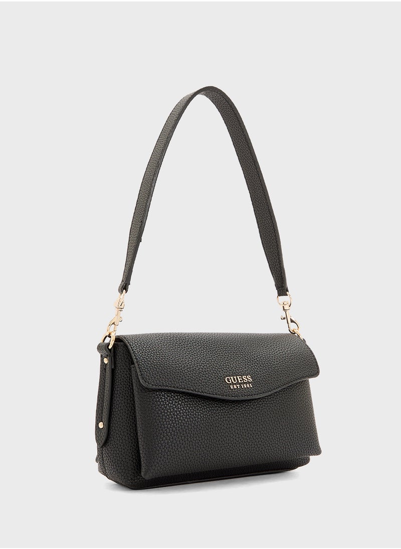 GUESS Brenton Flap Shoulder Bag  - Image 3