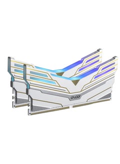 OLOy DDR4 RAM 16GB (2x8GB) Warhawk Aura Sync RGB 3600 MHz CL18 1.35V white