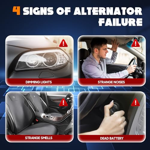 TadaMark New Alternator Fit for 3.5L Infiniti FX35 2003-2008, for Infiniti G35 2003-2006, for Nissan 350Z 2003-2006, for Nissan Pathfinder 2004, 110 Amp 12V CW, Replace# A003TG0191, 11051, 11052, 13900N - Image 5