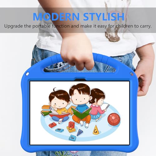 YRH for Tmobile Revvl Tab 2 Case (2025), Kids EVA Shockproof Cover with Shoulder Strap for T-Mobile Revvl Tab 2 Tablet (Blue) - Image 3