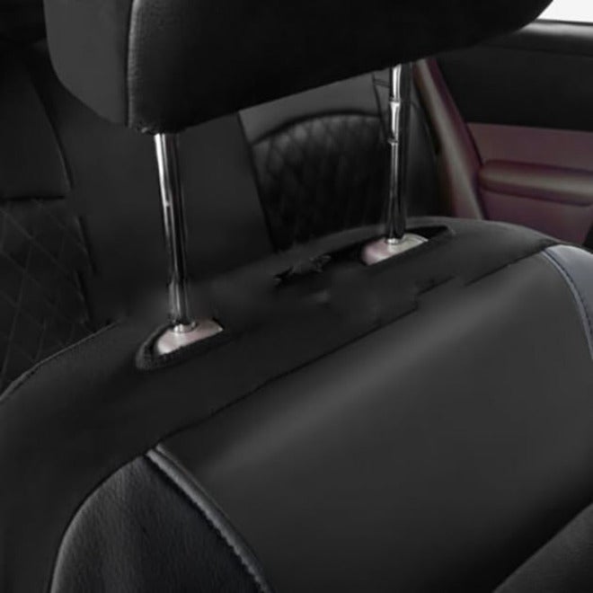 Car Seat Covers Full Set for Mitsubishi Lancer 1973–2017, Automotive Vehicle Protector, Breathable Two-Tone Splicing Design Interior Accessories, Water Resistant Non-Slip,B-Gray - Image 3