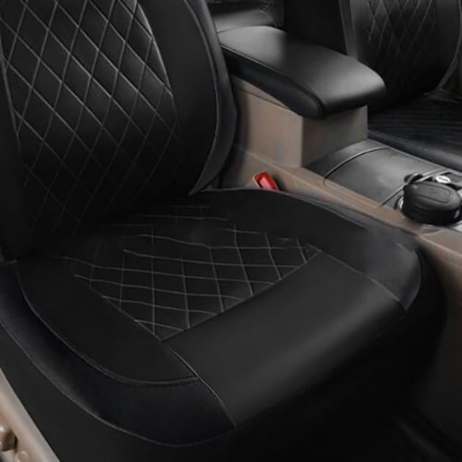 Car Seat Covers Full Set for Mitsubishi Lancer 1973–2017, Automotive Vehicle Protector, Breathable Two-Tone Splicing Design Interior Accessories, Water Resistant Non-Slip,B-Gray - Image 4