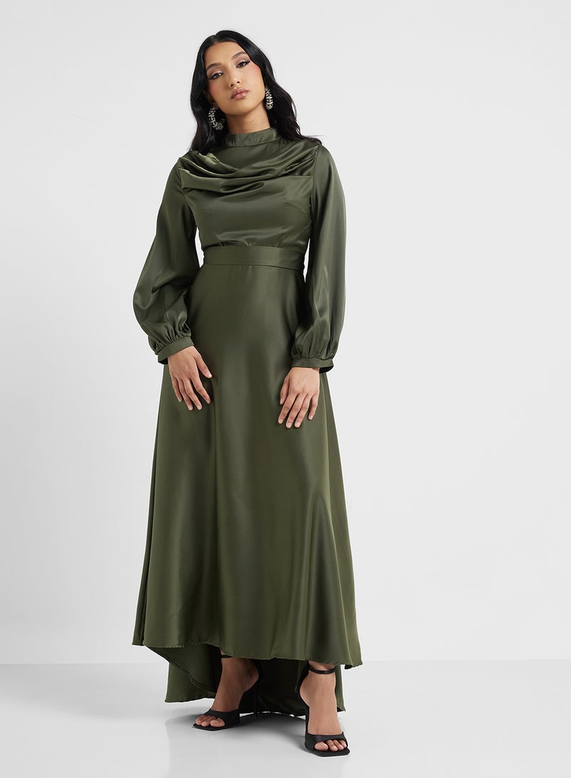 خزانة فستان ماكسي ساتان - Image 4