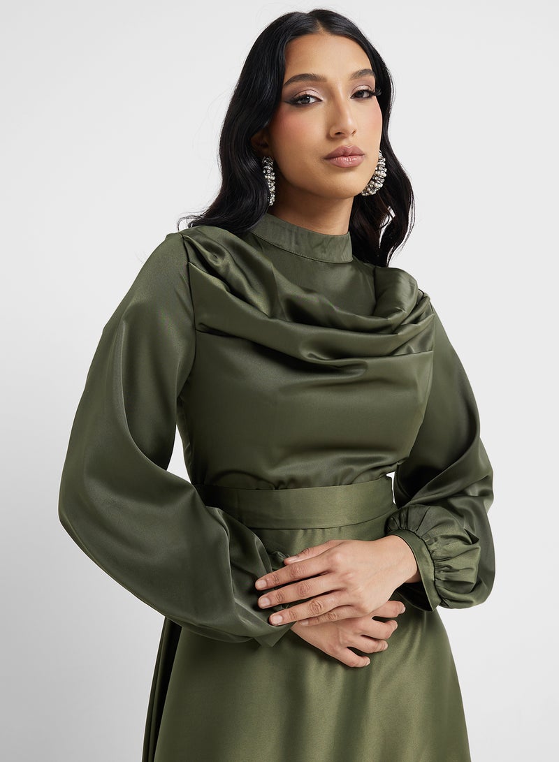خزانة فستان ماكسي ساتان - Image 3