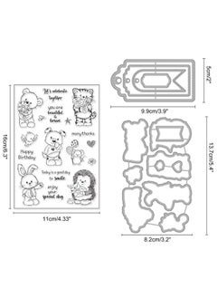 ORIGACH Tags And Animals Clear Stamp And Dies Set For Diy Scrapbooking Album Decorative Card Making  - Image 2