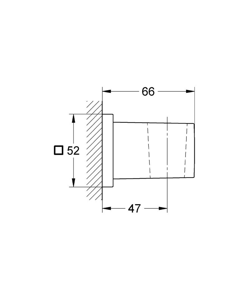 Grohe 27693000 Euphoria Cube Wall Mount Hand Shower Holder - Image 2